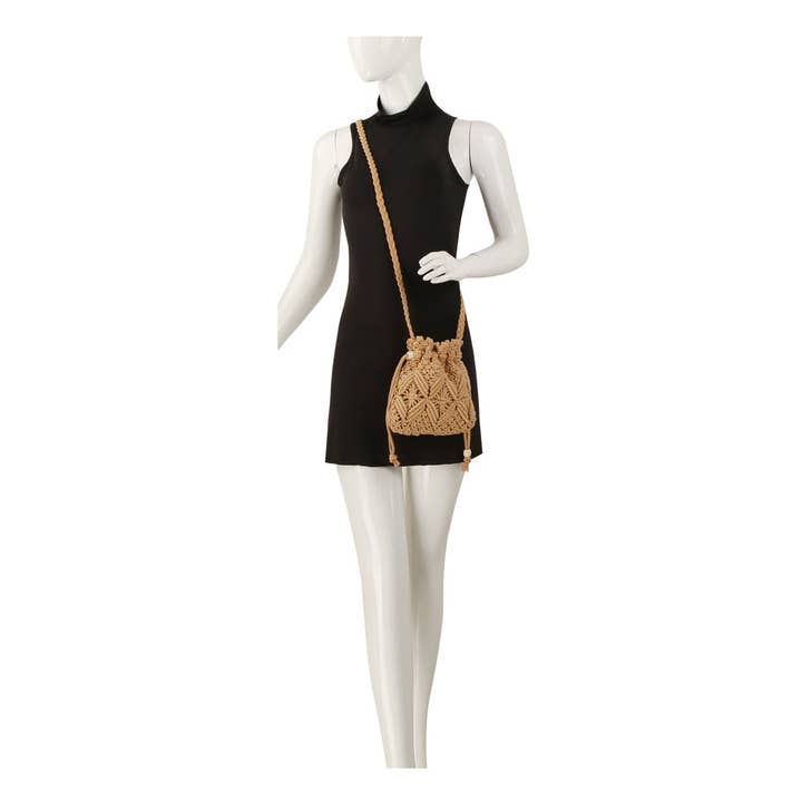 Handbag Factory Corp - Venta al por mayor Bandolera - Mujer - Crochet tejido macramé dibujo bandolera