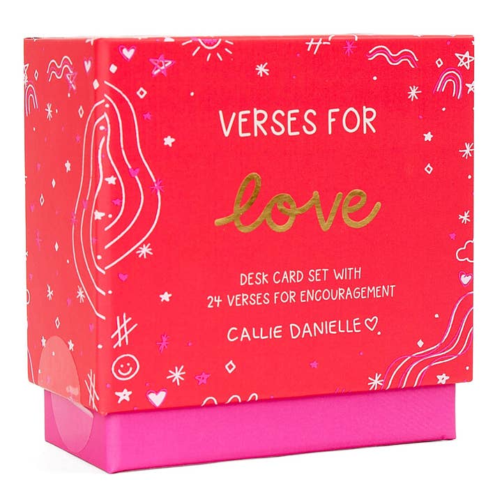 Versículos para el Amor – Juego de Tarjetas de Versículos Bíblicos con Soporte de Exhibición para venta al por mayor de Callie Danielle
