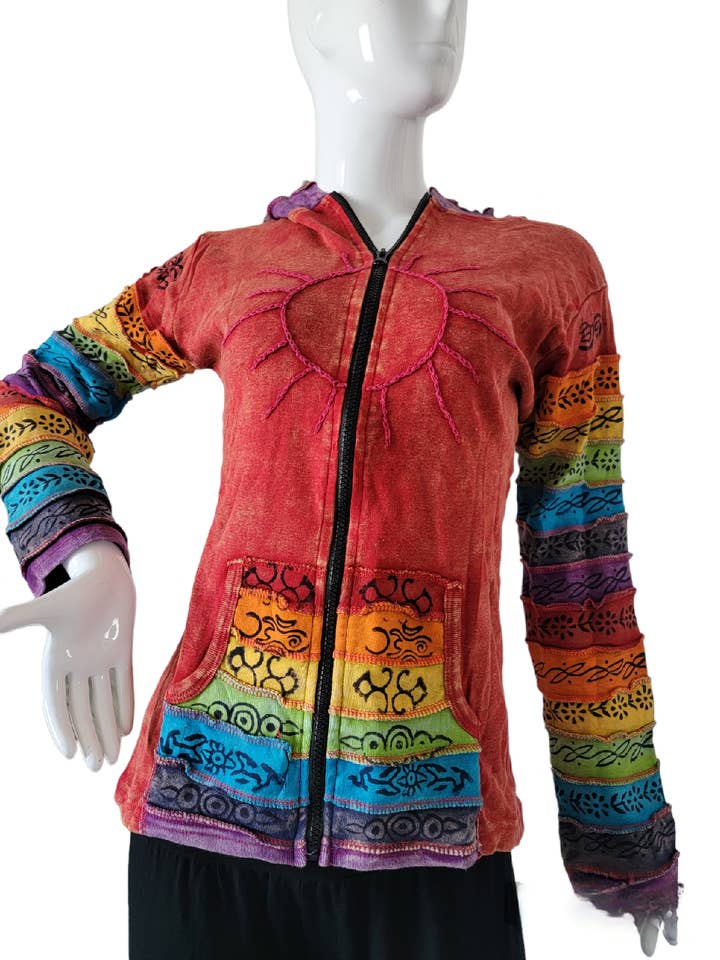 Veste à capuche zippée SZH1590 ton brun Soleil pour la vente par Evergreen Guardian Imports