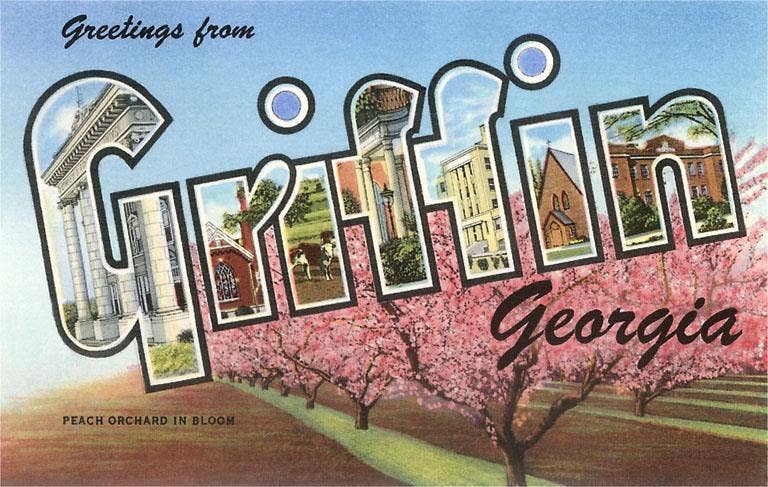 Found Image Press - Wholesale Stationery/Notecard Set - Greeting Card GA-277 Greetings from Griffin0