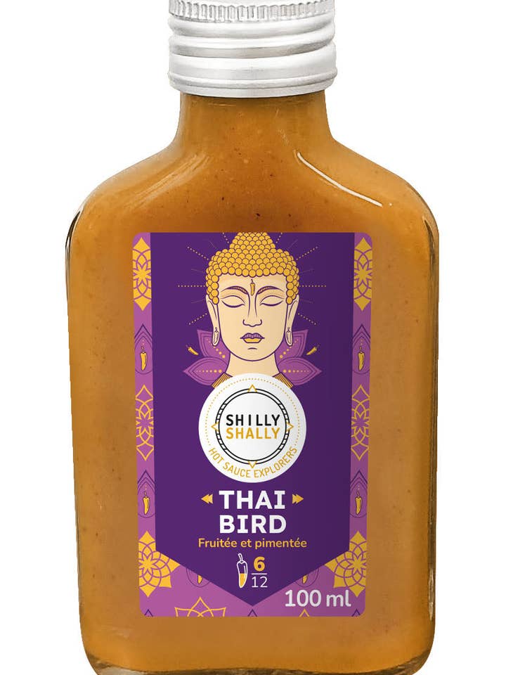 Sauce pimentée Thaï Bird - Force 6/12 - 100 ml pour la vente par Shilly Shally