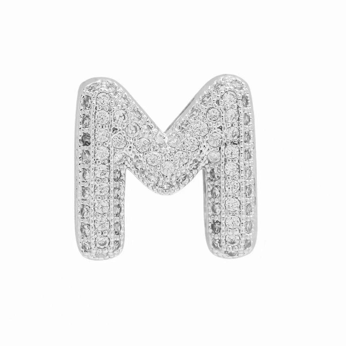 Savvy Bling - Wholesale Charm/Dangle Bracelet - Silver Bubble Initial Custom Word Name Watch Charm Bracelet19