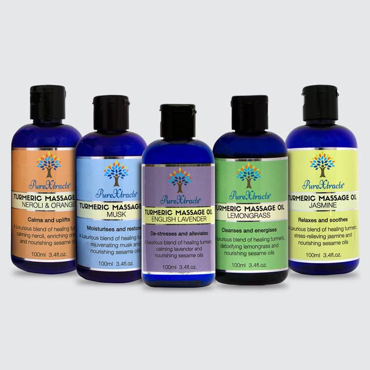 PureXtracts – Großhandel Massageöl/-gel – Kurkuma-Massageöl - Musk6