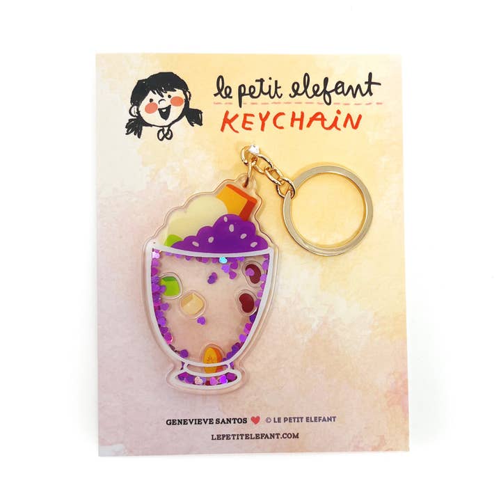 Le Petit Elefant - Wholesale Keychain - Women's - Halo Halo Shaker Keychain1