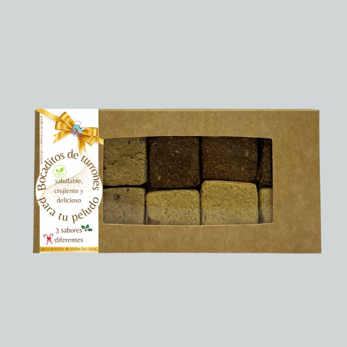 Bocconcini di Torrone per la vendita all'ingrosso da parte di Sweet Bite Reposteria Canina