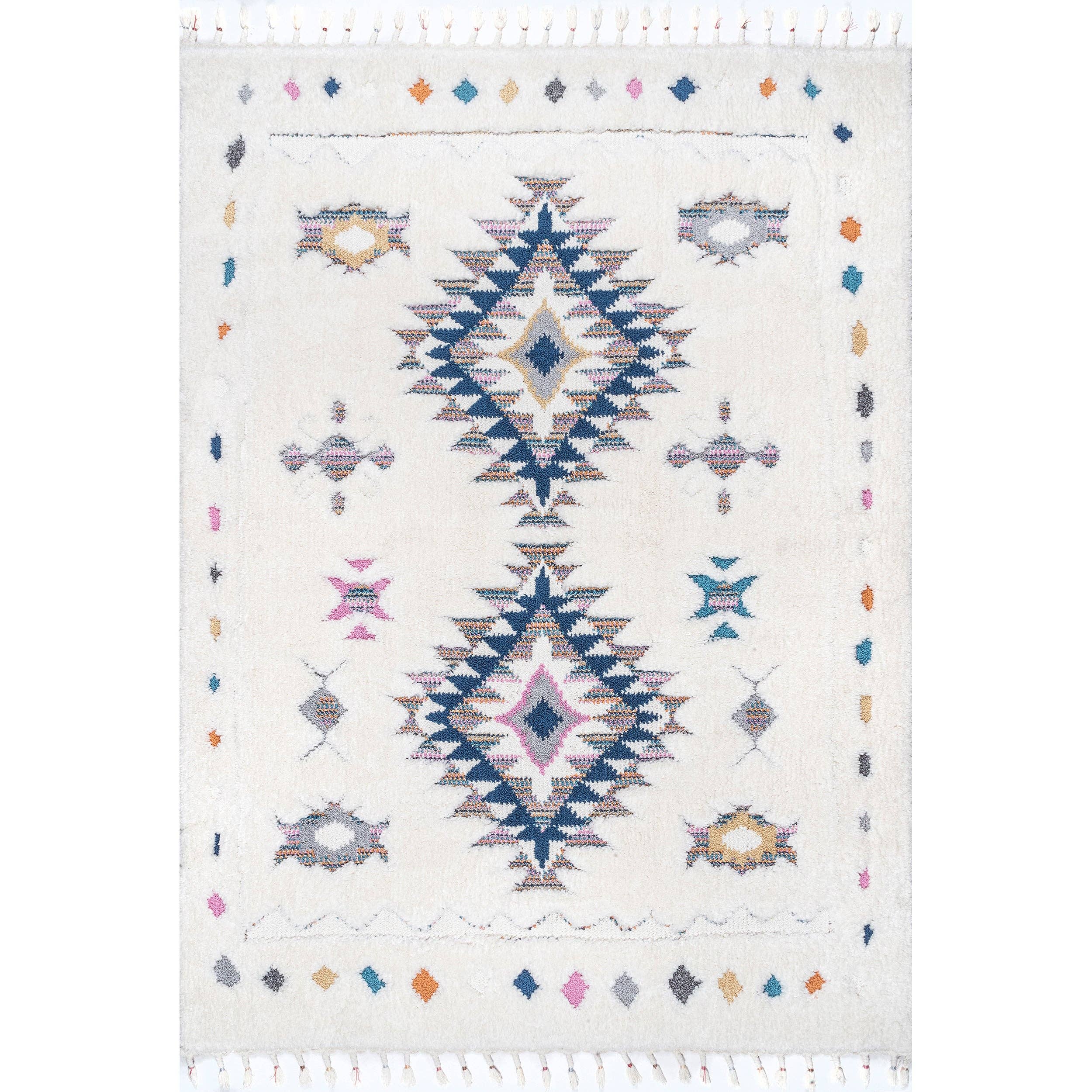 nuLOOM - Wholesale Area Rug - Jocelyn Tribal Shag Tasseled Area Rug9