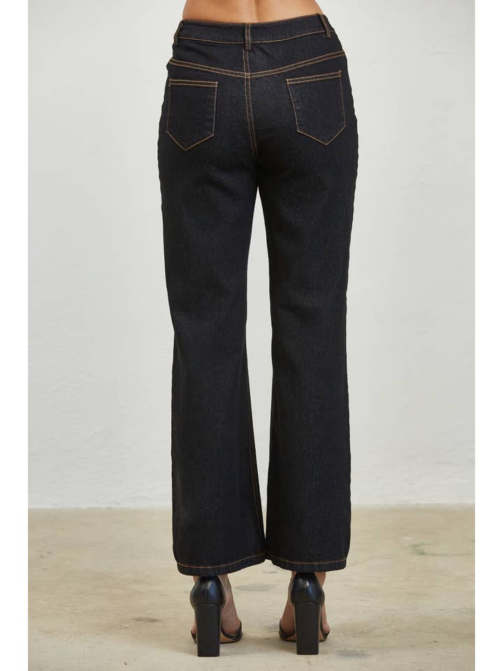 Stretch Denim Straight Pants for wholesale on Faire2