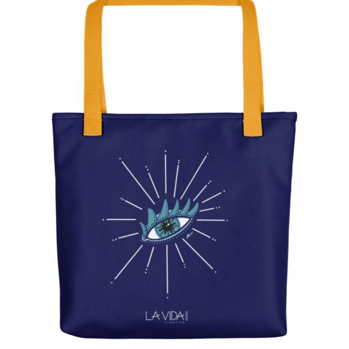 La Vida Creative - Wholesale Tote Bag - Women's - Medium Ojo Tote Bag (no pocket)4