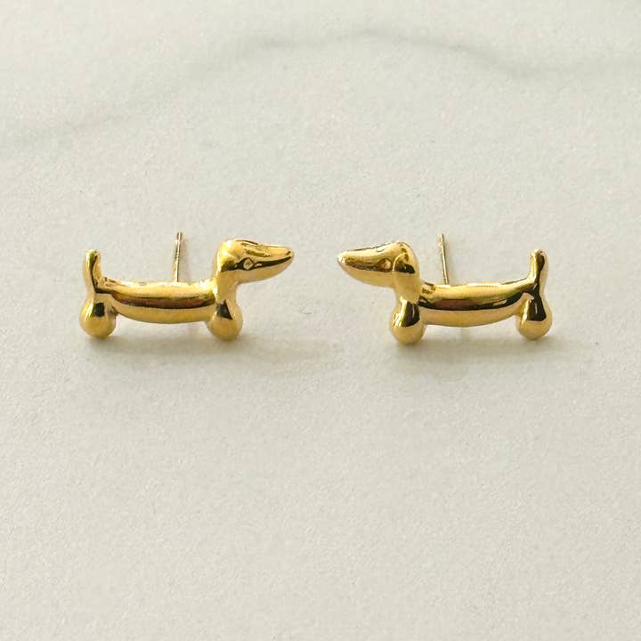 Dachshund Stud Earrings  and other Purchase Wholesale anelli argento 925. Free Returns & Net 60 Terms on Faire trending on Faire.