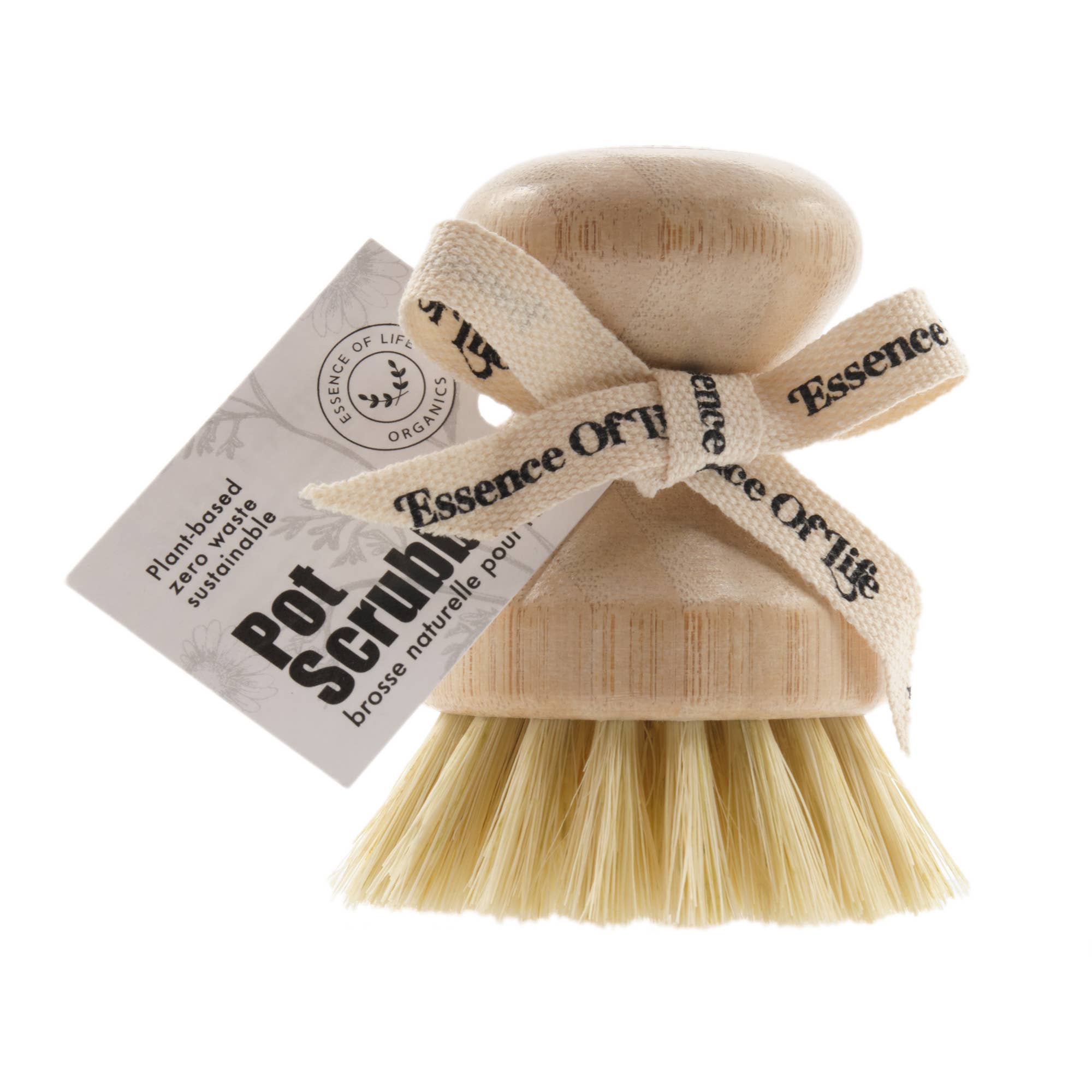 Essence of Life Organics – Großhandel Reinigungsbürste – 100% kompostierbarer Topfwäscher1