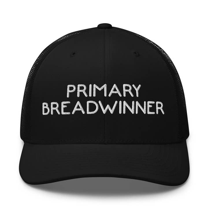 Primary Breadwinner II trucker hat for wholesale by The VigilAuntie
