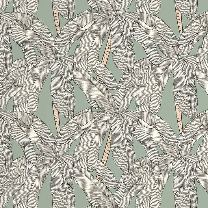 Amazonie Lichen vliesbehang voor wholesale door Fox And Roses