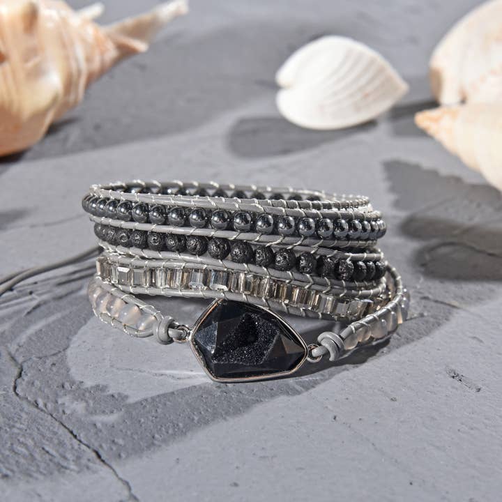 Handgjorda Multi stenar Super armband. för wholesale av IST Jewelry