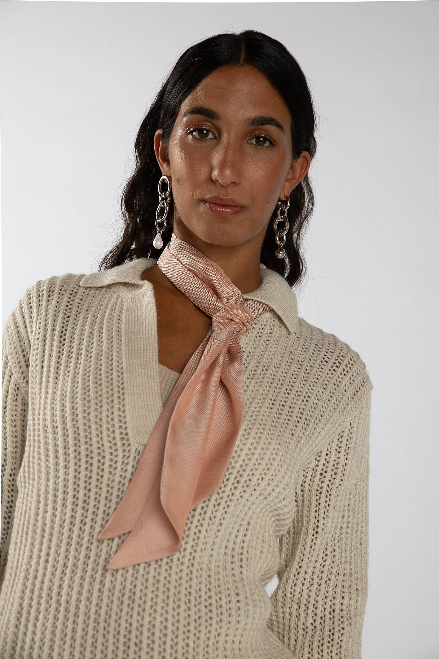 Abstract – wholesale Scarf – Women's – Genderless tie in pure silk2