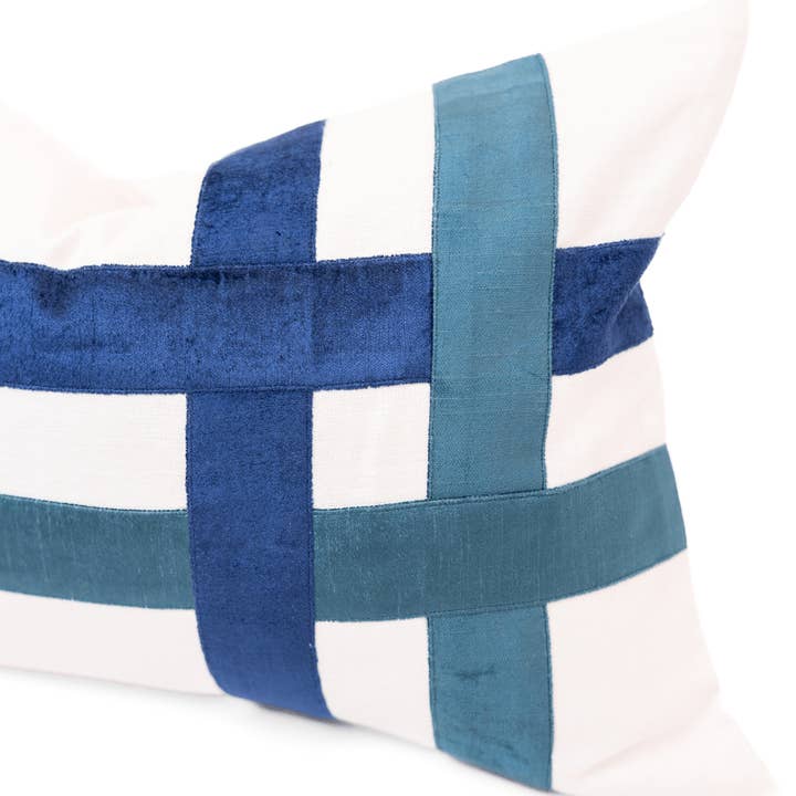 BHD HOME - Wholesale Lumbar pillow - The Burleigh Navy Lumbar Cushion 40 x 60cm3