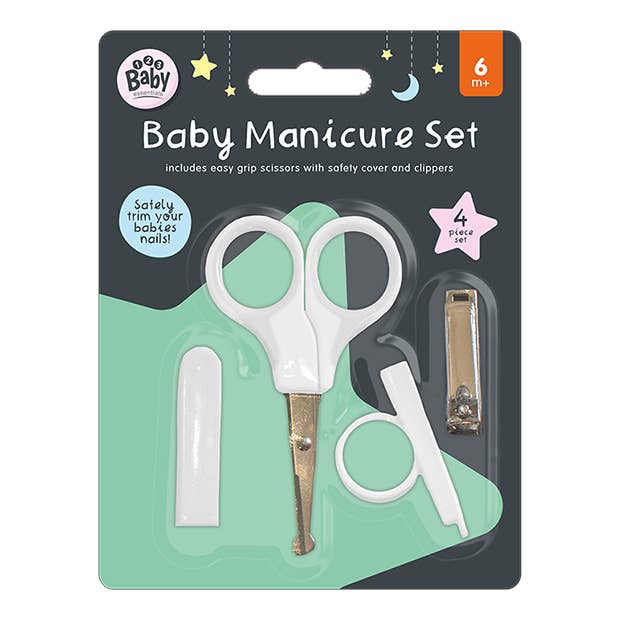 LMT-UK - Wholesale Nail Clipper/Scissor - Baby - Baby Manicure Set 4 Piece - LMTUK.iO