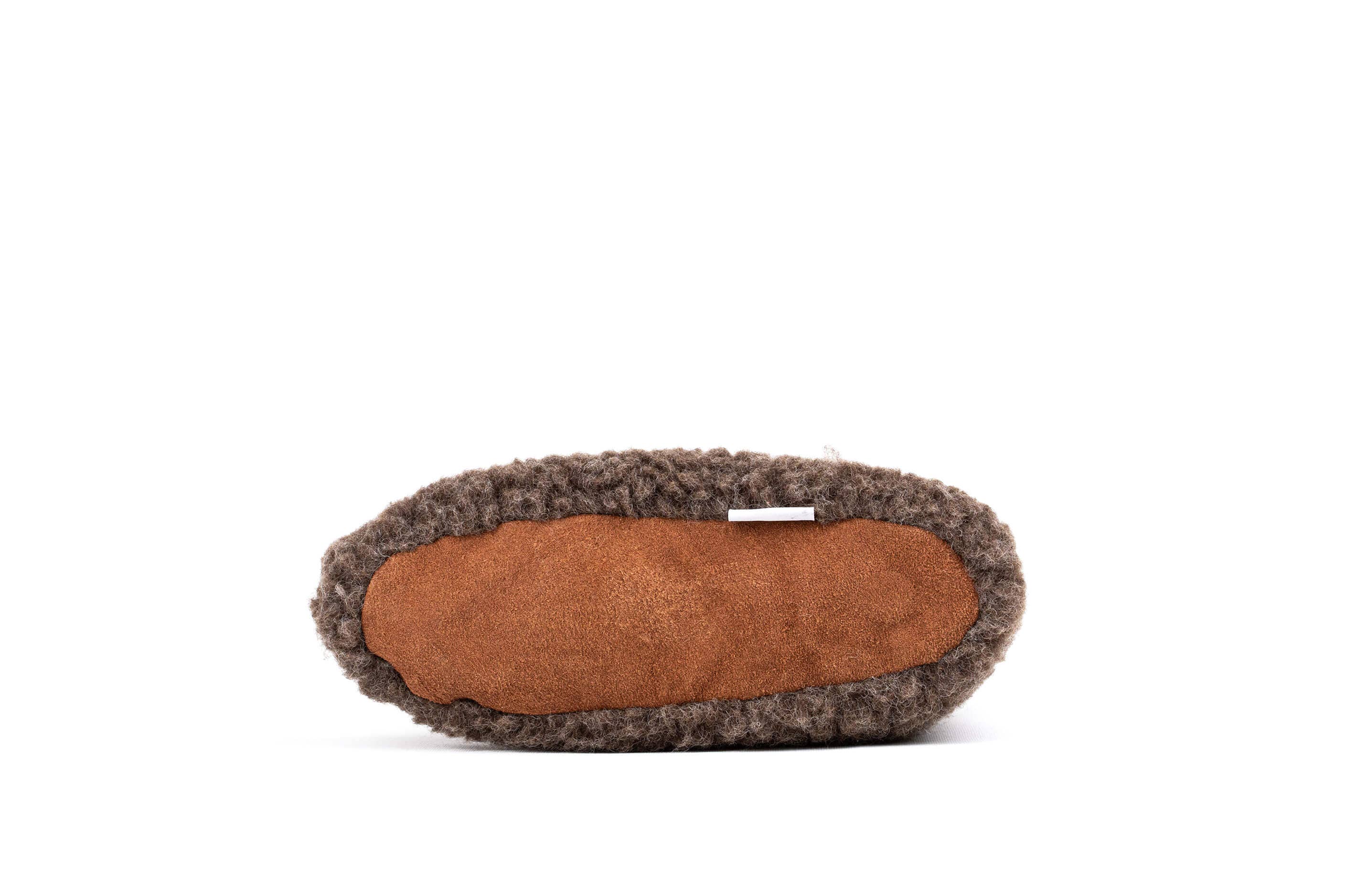 Woollyes Inc - Wholesale Slippers - Women's - Sherpa Woollen Shoes- Mocha Brown6