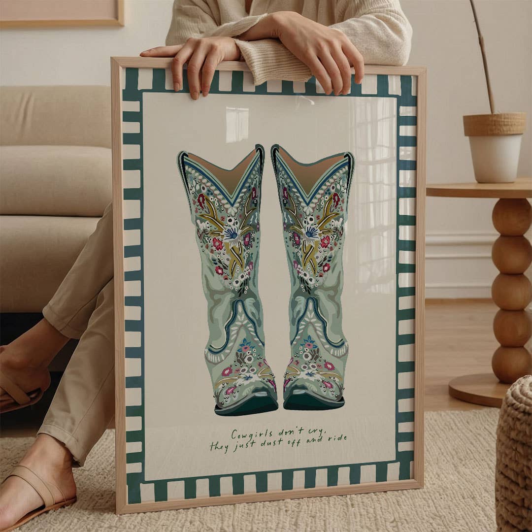 Seven Icons Store – wholesale Konsttryck – Cowgirls don't cry - Western konsttryck5