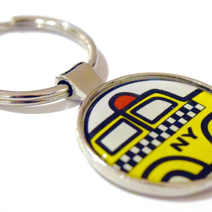 Mary Ellis - Wholesale Keychain - Unisex - New York Taxi Cab Keychain