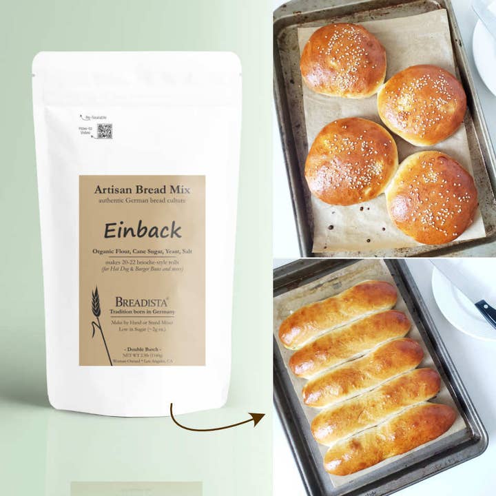 2.5lb Bread Mix - Einback (makes 20 rolls) for wholesale by BREADISTA - artisan bread mixes