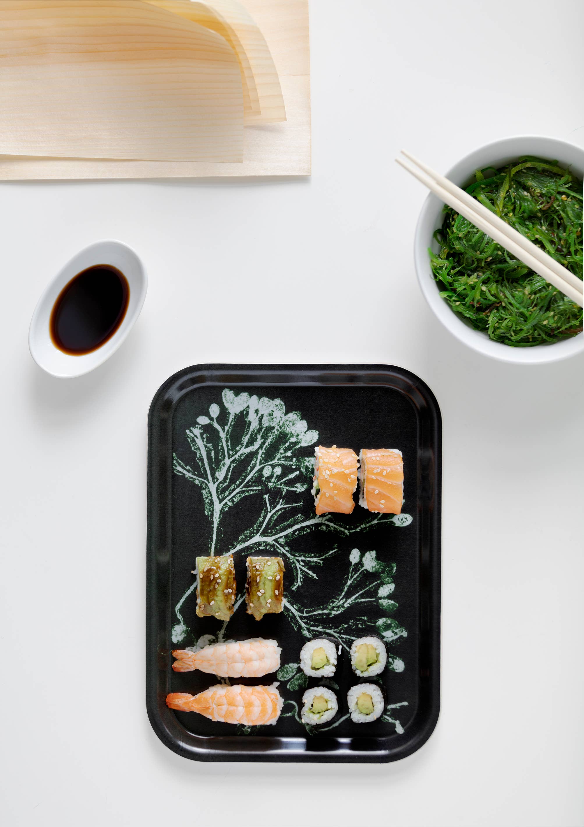 PERNILLE FOLCARELLI - Wholesale Serving Tray - Serving tray 20x27 cm Seaweed dark green3