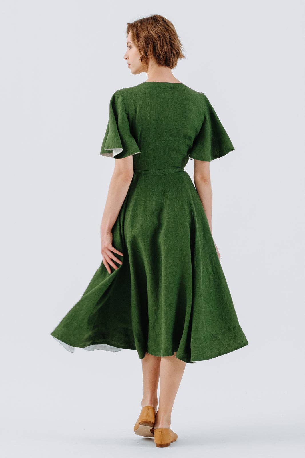 Son de Flor - Wholesale Jurk - Dames - Wikkeljurk met vlindermouwen8