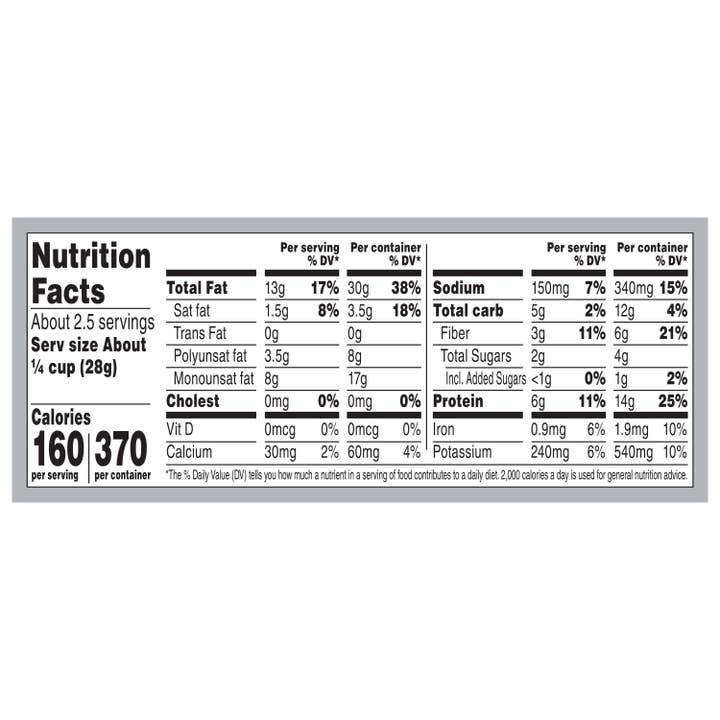 Wonderful Pistachios - Wholesale Nuts - Wonderful Pistachios No Shells Sea Salt & Pepper 2.25oz 8pk4