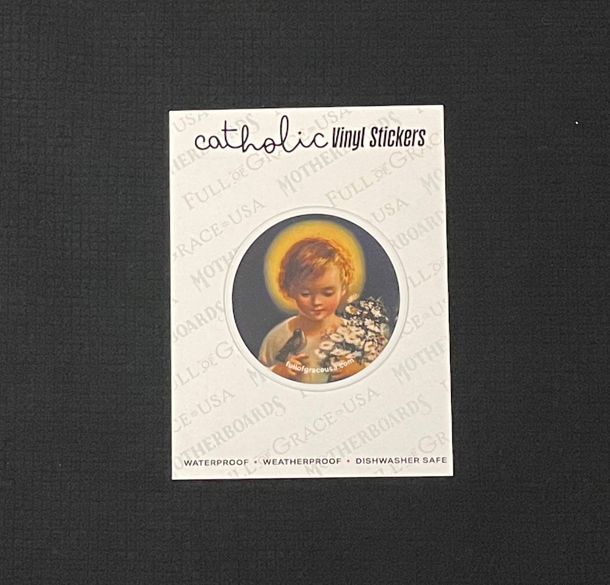 The Retro - a Full of Grace USA Company - Wholesale Sticker - Vita Mundi Round Decal2