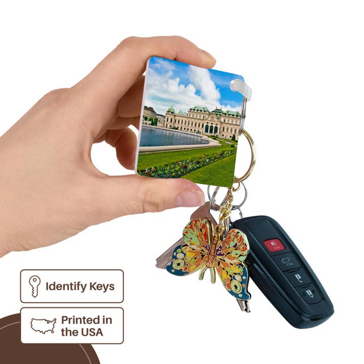 3dRose - Wholesale Keychain - Unisex - 3dRose, Schloss Schonbrunn palace, Vienna, Wein, Austria - EU03 MGL0048 - Miva Stock, Key Chain2