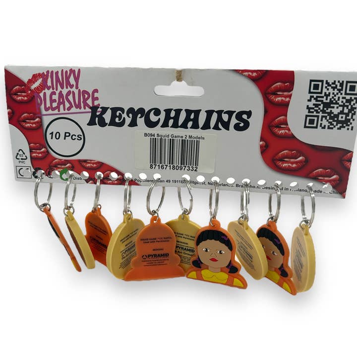 Kinky Pleasure - Wholesale Keychain - Unisex - Kinky Pleasure - B095 - Keychain Squidgame - 2 Models