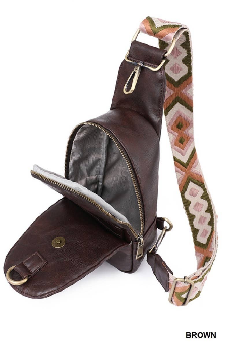 Vanilla Monkey - Vente Sac à bandoulière – femme - Sac bandoulière en cuir végétalien5