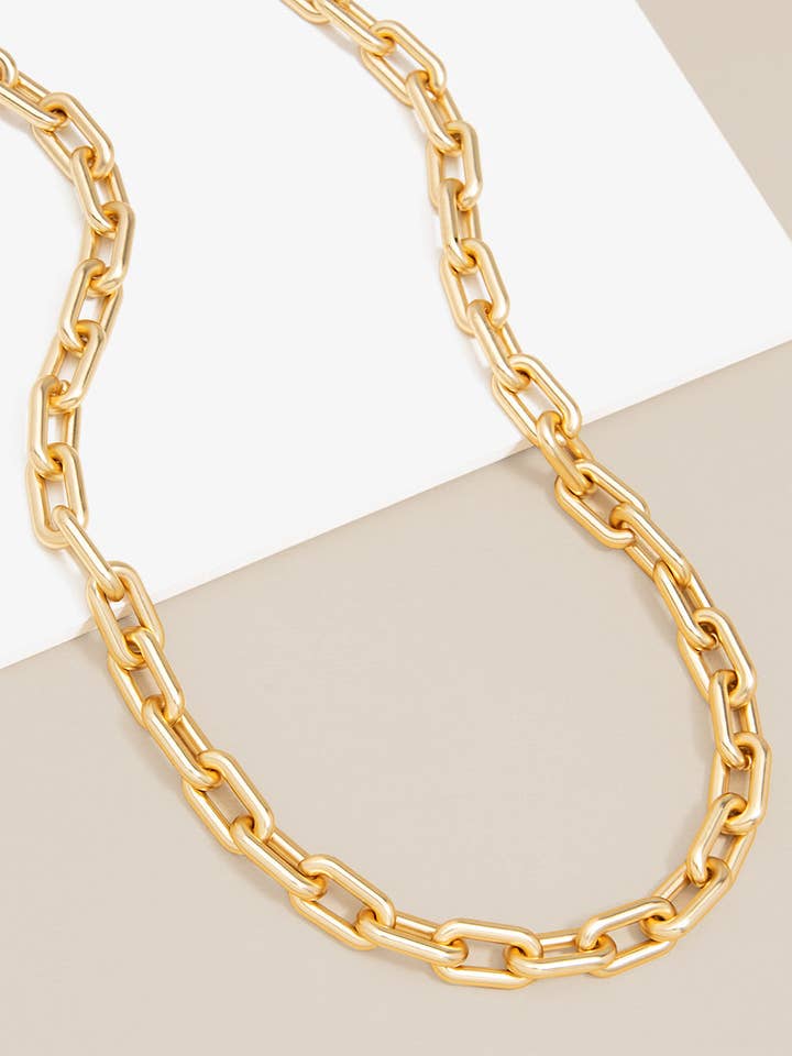 Collier à maillons en or 18K pour la vente par ZENZII Jewelry