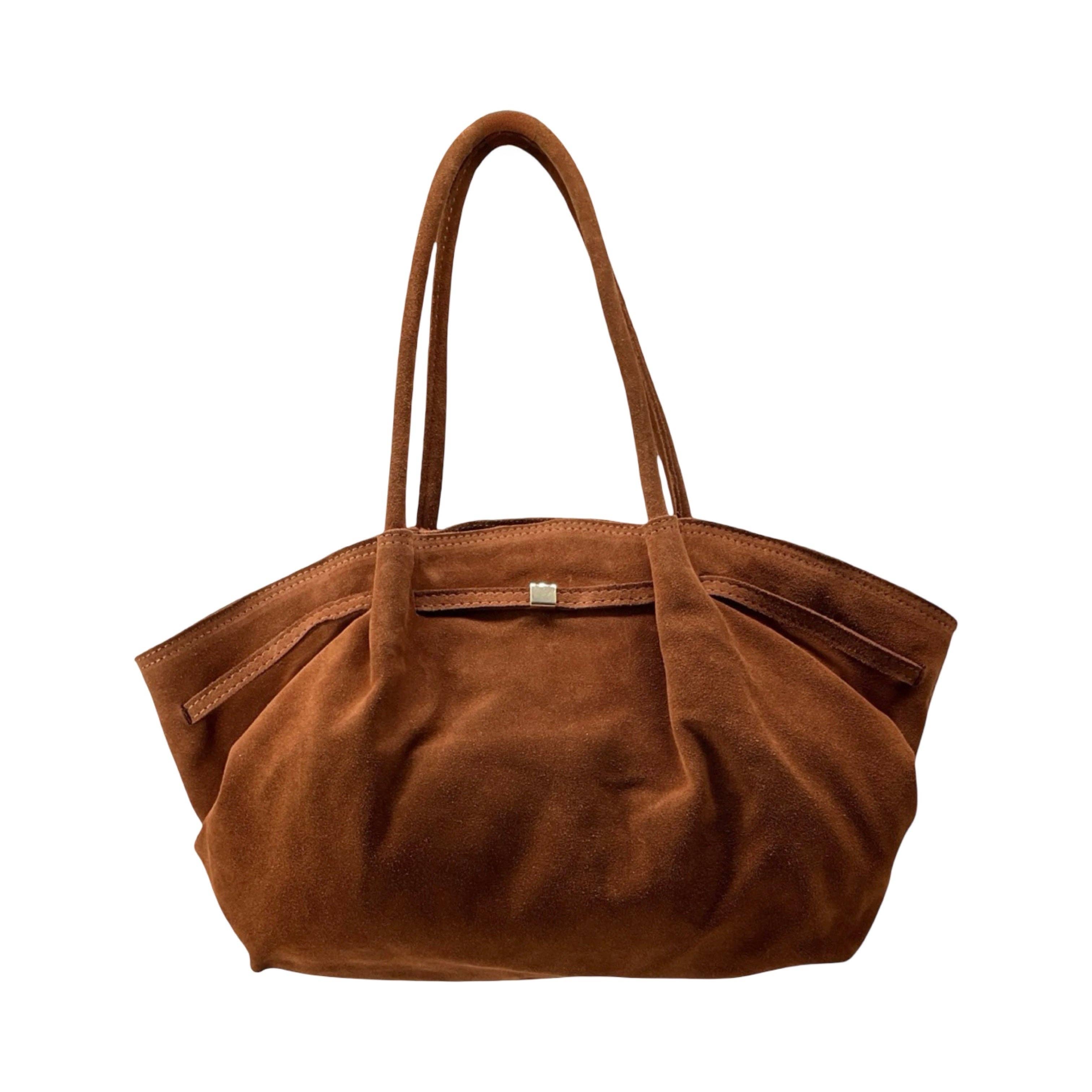 Louisa lee - Wholesale Tote Bag - Women's - SUEDE LEATHER SHOPPING BAG WEIM2