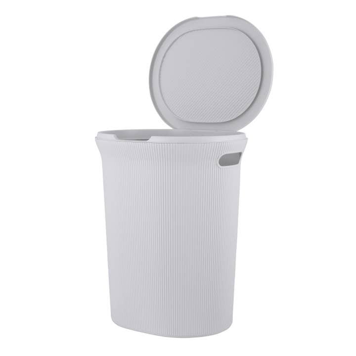 Superio Brand - Wholesale Laundry Hamper - Ribbed Collection Laundry Hamper 40 Liter with Lid & Handles17