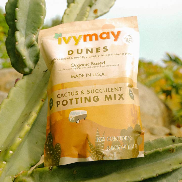 Ekologisk kaktus- och suckulentjordblandning (5QT) för wholesale av Ivy May Co