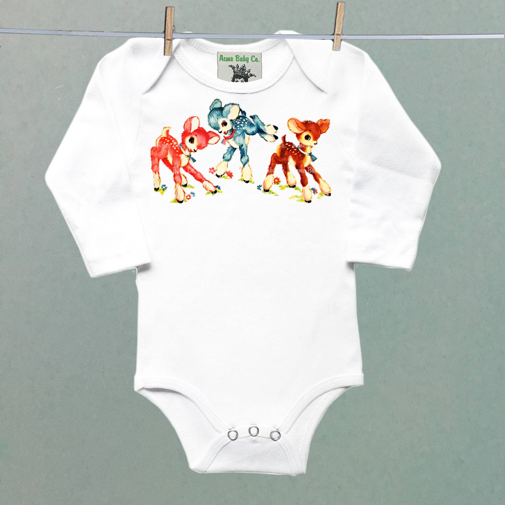 REMOVED BRAND - Wholesale Bodysuit (Non-Footed) - Baby - Three Deer Organic Bodysuit2