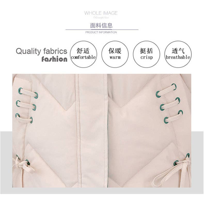 Marayn - Wholesale Puffer Jacket - Women's - Chic 2025 Winter Puffer Jacket Korean Style Warm Loose #218