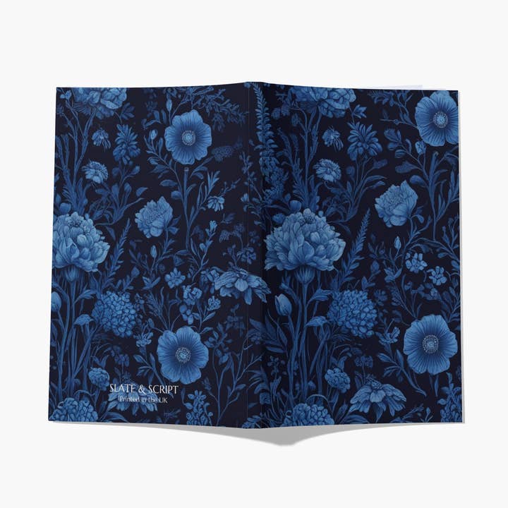 Slate and Script 'Midnight Garden' A5 Notebook 80 pages for wholesale by Slate and Script