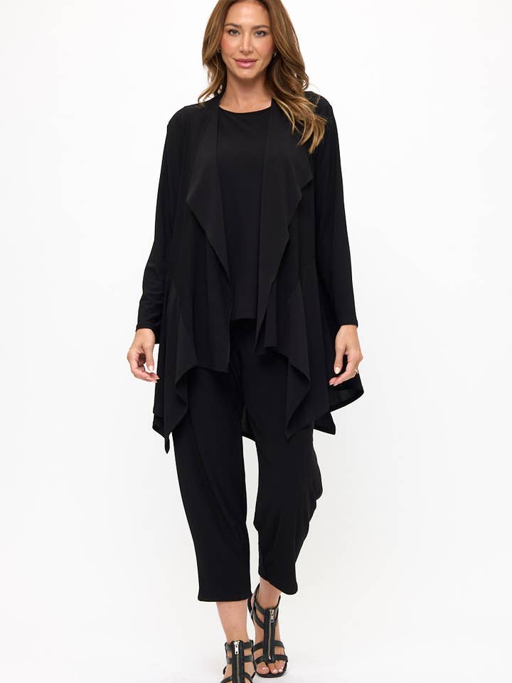 Cascade Crape Cardigan - CR117 for wholesale by Focus Fashion