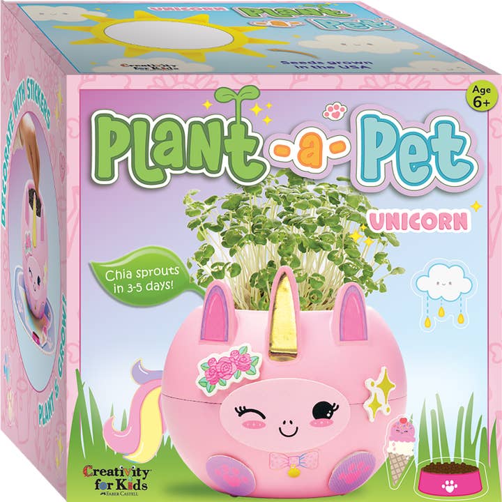 Faber-Castell / Creativity for Kids - Wholesale DIY Craft Kit - Kids - Plant a Pet Mini Grow Craft Kit for Kids