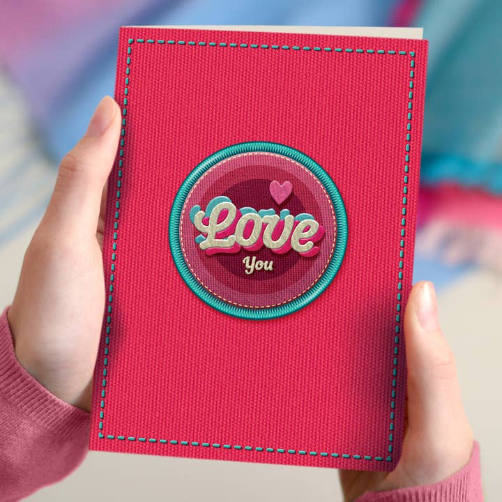 NAP105 Romantische Liebeskarte, liebe dich für den Großhandel von The Typecast Gallery