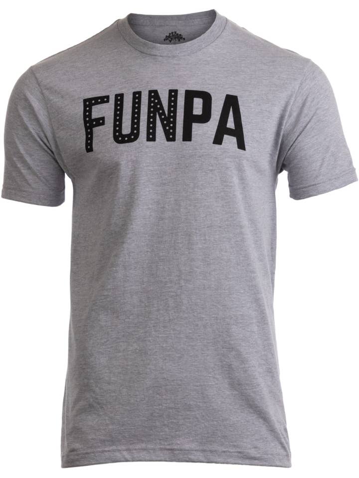 Sport Grey FUNPA Funny Grandpa Grandfather Men T-shirt for wholesale on Faire