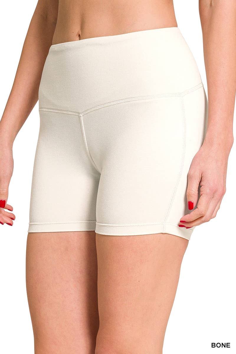 42POPS – Calções atléticos – Mulher por atacado – "...._ CALÇÕES DE CICLISTA COM CINTURA LARGA EM MICROFIBRA ESCOVADA"7