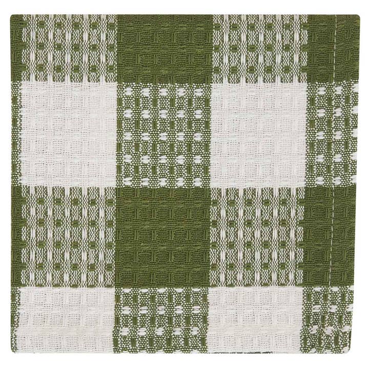 Wicklow Check Dishcloth - Sage for wholesale by Park Designs