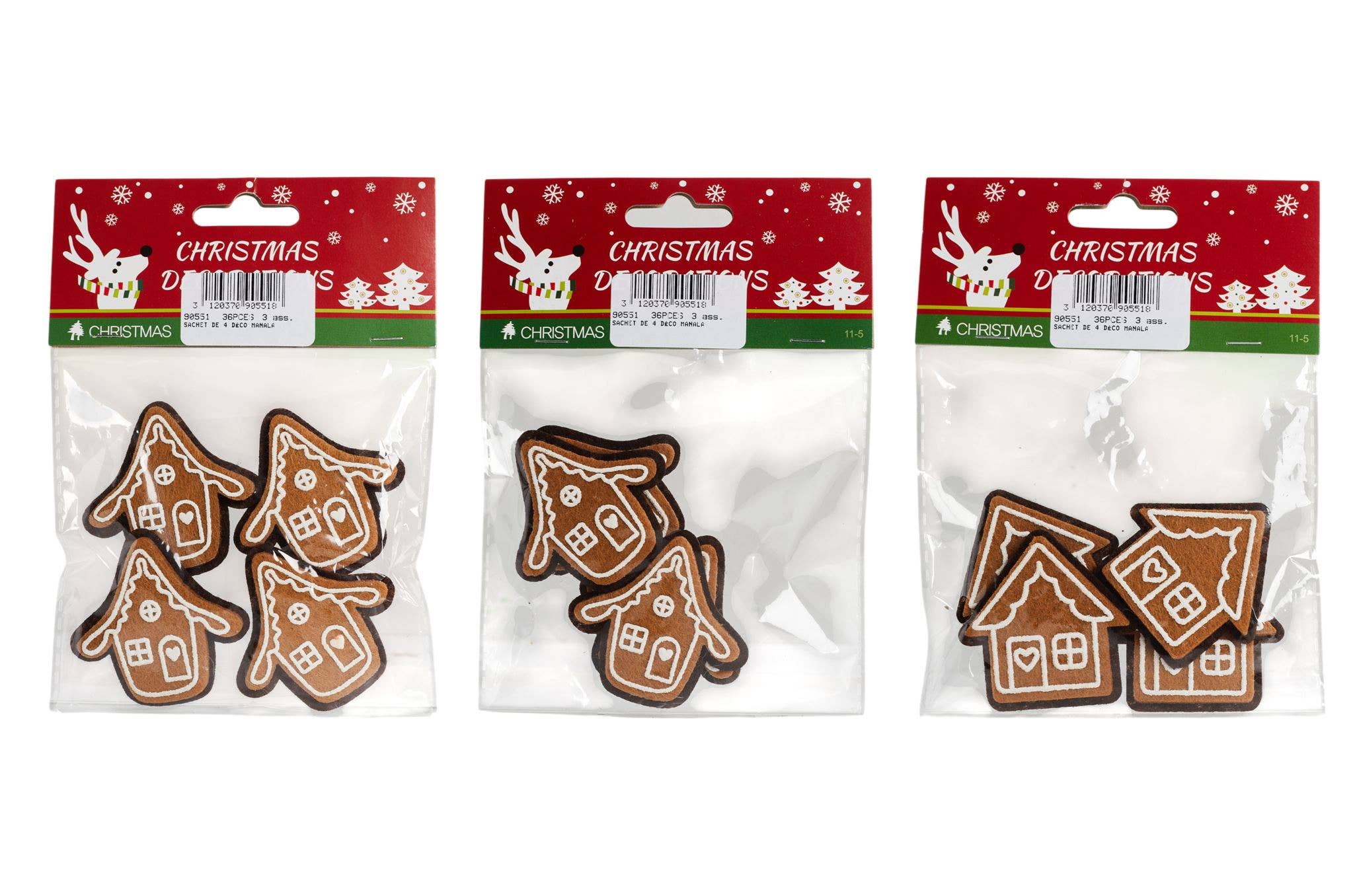 CP INTERNATIONAL - Wholesale Ornament Set - Pack of 4 Manala Decorations #60