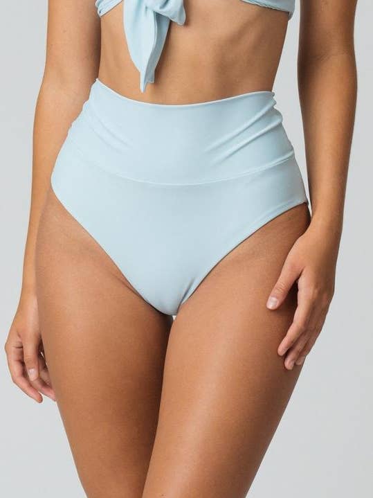 Leilani Bottom im Aquamarin für den Großhandel von Fiola Rose Swim