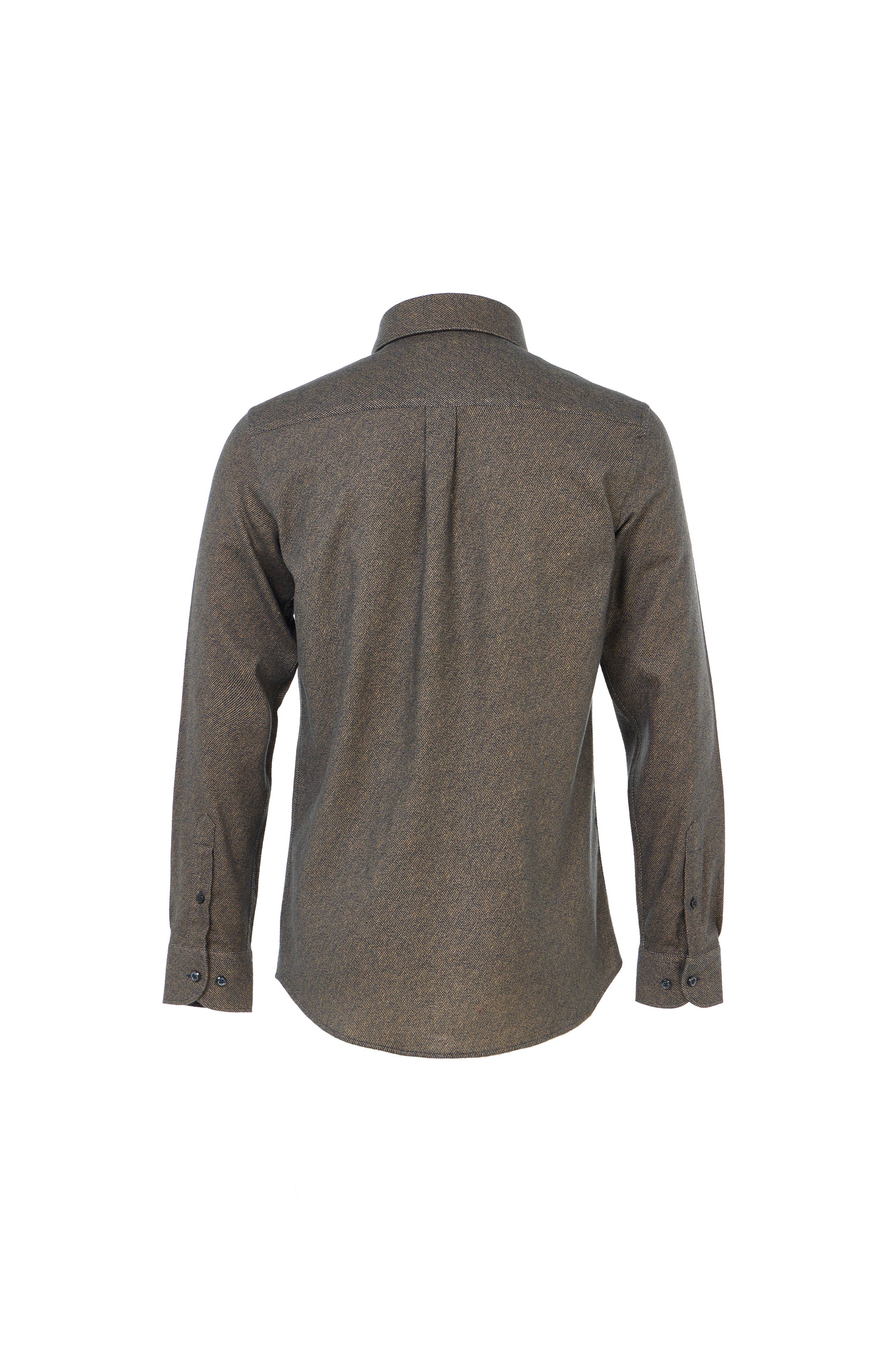 Slate Twill Turkish Flannel Sport Shirt for wholesale on Faire1