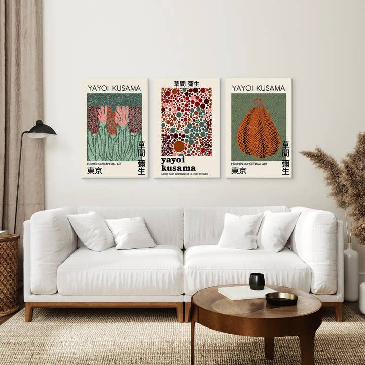Art Lane - Wholesale Art Print - Contemporary Yayoi Kusama Retro Wall Art Decor2