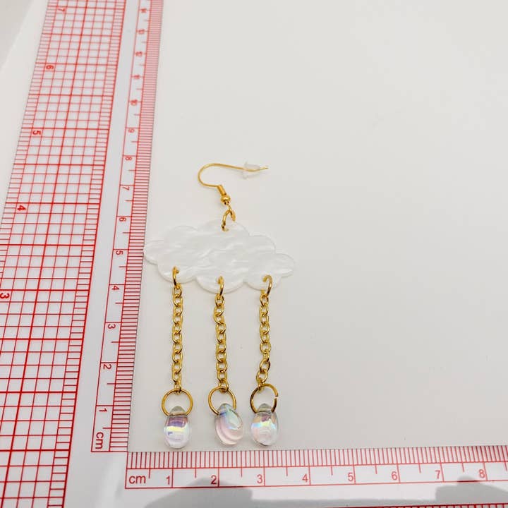 Earring Creative Rain Cloud Earrings for wholesale on Faire