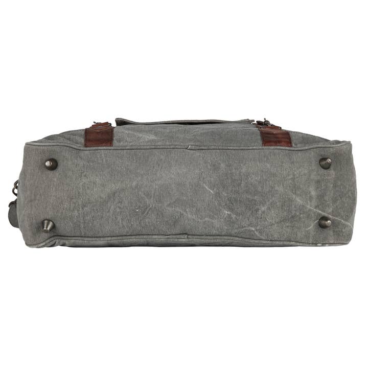 Mona B. - Wholesale Weekender Bag - Women's - Dream Create Inspire Up-Cycled Canvas Weekender Bag5